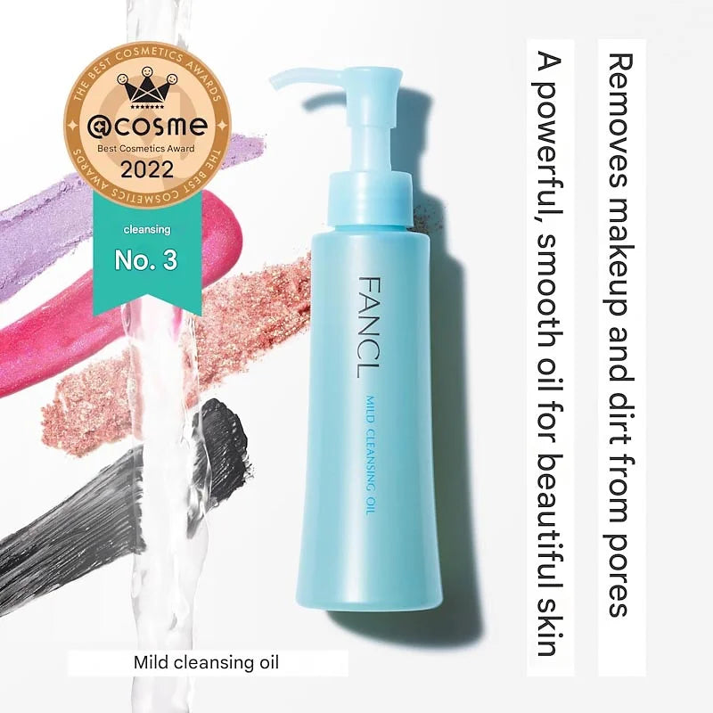 FANCL Mild Cleansing Oil (New Formula) – 4.2 fl oz (120 ml)