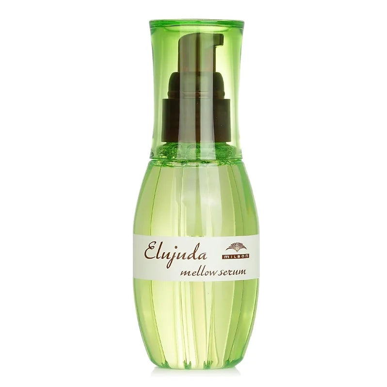 Experience silky, manageable hair with Milbon Elujuda Mellow Serum, a lightweight yet deeply conditioning serum designed to smooth, nourish, and protect normal to dry hair.