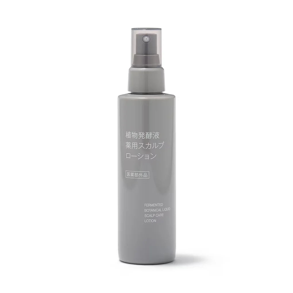 The Muji Plant Fermentation Medicated Scalp Lotion is part of a skincare-inspired haircare series made with 100% naturally derived ingredients*, designed to care for both scalp and hair.