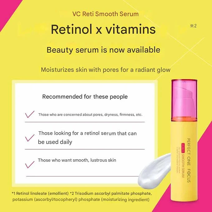 Perfect One Focus VC Retinol Smooth Serum – 30 ml (1.0 fl oz)