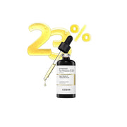 COSRX Vitamin C23 Serum (2nd Generation) is a high-potency brightening serum formulated with 23% pure L-Ascorbic Acid (raw Vitamin C) to visibly improve dullness, uneven skin tone, enlarged pores, and loss of firmness.