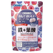 ORIHIRO Chewable Supplement Iron + Folic Acid - 120 Tablets