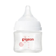 Pigeon Heat-Resistant Glass Nursing Bottle & Nipple – 2.7 fl oz (80 ml)