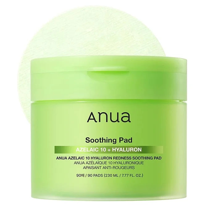ANUA Azelaic Acid 10 Hyaluronic Redness Soothing Pad (90 Pieces)