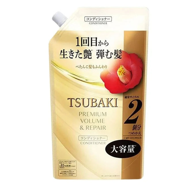 TSUBAKI Premium Volume & Repair Shampoo & Conditioner Refill – 660 ml