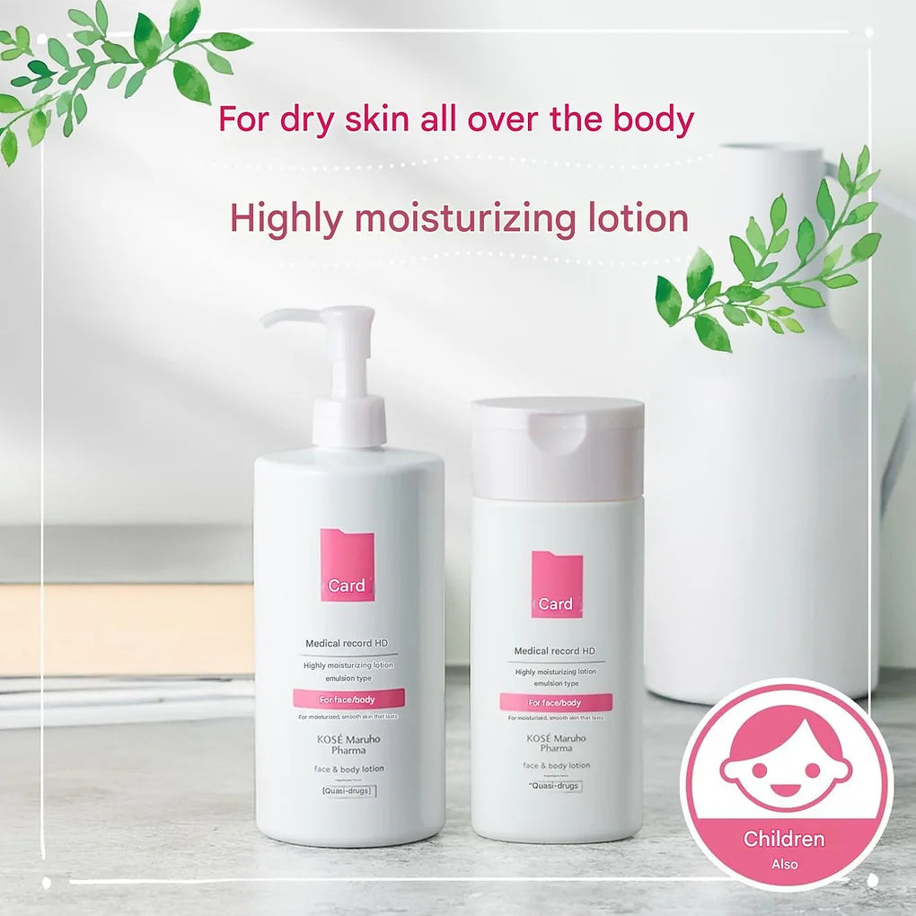 CARTE Medical Record HD Moisture Face & Body Lotion, 8.7 fl oz (220 ml)