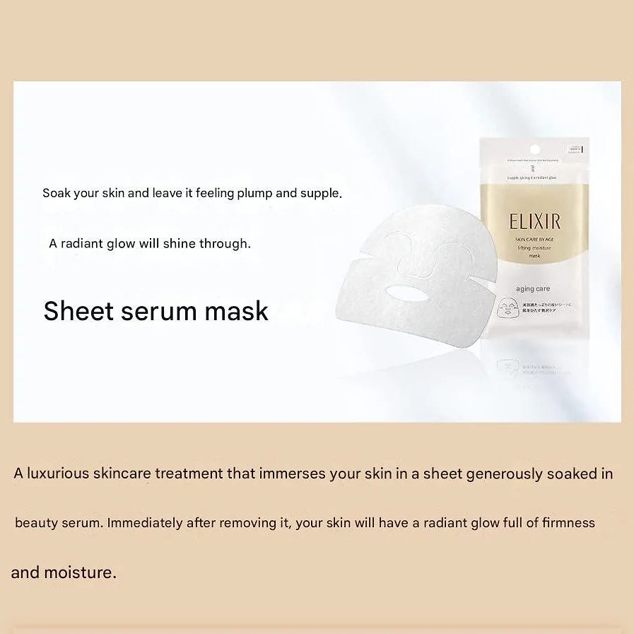 ELIXIR Lift Moist Mask W – Sheet Mask (30 ml × 6)