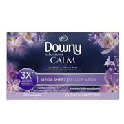 Downy Bring a touch of luxury to your laundry with Downy Mega Infusions Dryer Sheets CALM Lavender & Vanilla. 
