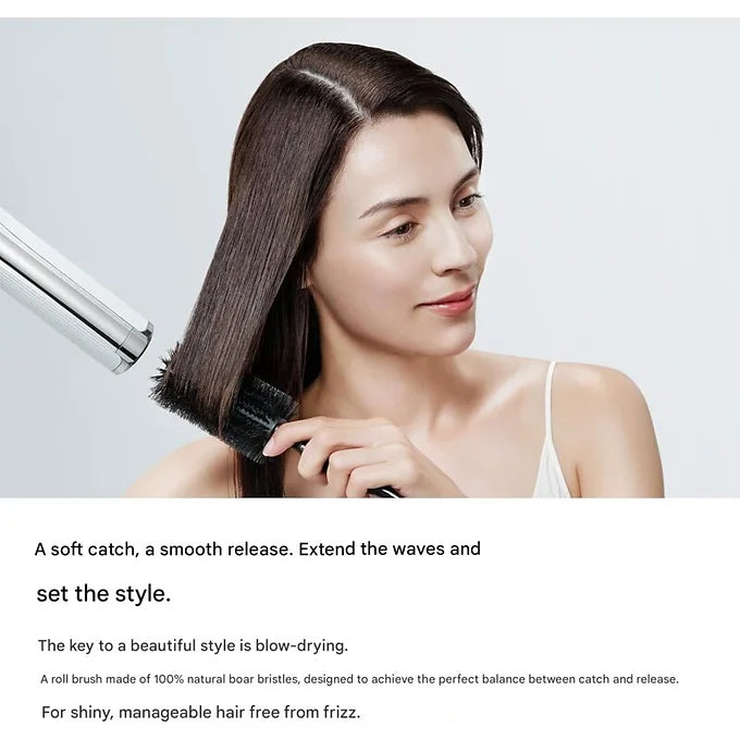 ReFa ROLL BRUSH – Natural Boar Hair Styling Brush (35 / 45 / 55 mm)