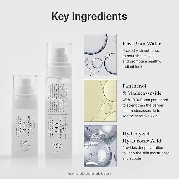 Dr.Althea 345 Relief Cream Mist – 2.0 fl oz (60 ml)