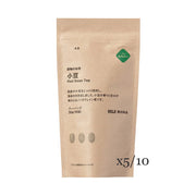MUJI Grain Tea: Azuki Beans is a caffeine-free tea made from roasted azuki beans, known for their deep, earthy aroma and rich, mellow flavor.