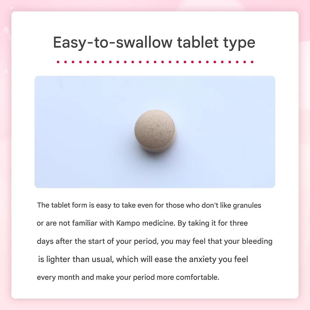 Chilak Menstrual Balance Tablets – Kampo Herbal Medicine for Heavy Menstrual Ble
