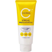 Cyclear Vitamin C Enzyme Cleansing Gel is a Japanese facial cleanser designed to gently remove makeup while deeply cleansing pores and maintaining skin hydration.