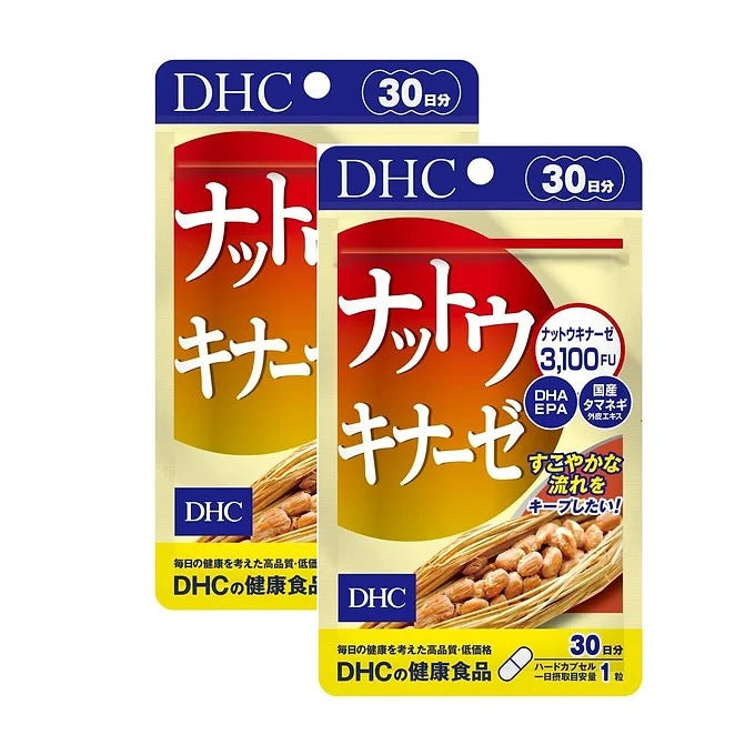 DHC Natto Kinase with Quercetin and Omega-3, 30-Day Supply