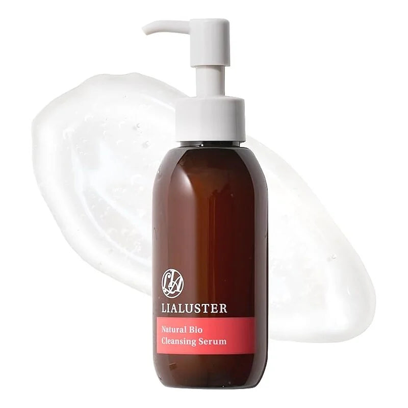 LIALUSTER Natural Bio Cleansing Serum is a multifunctional makeup-removing serum designed to cleanse while supporting the skin’s natural balance.