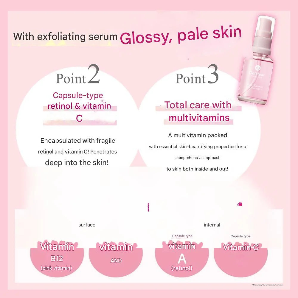 DET Clear Bright & Peel Peel Serum, 1.1 fl oz (33 ml)