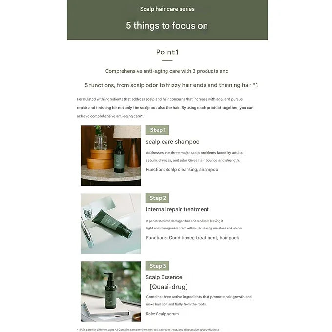 N organic Scalp Hair Care Series