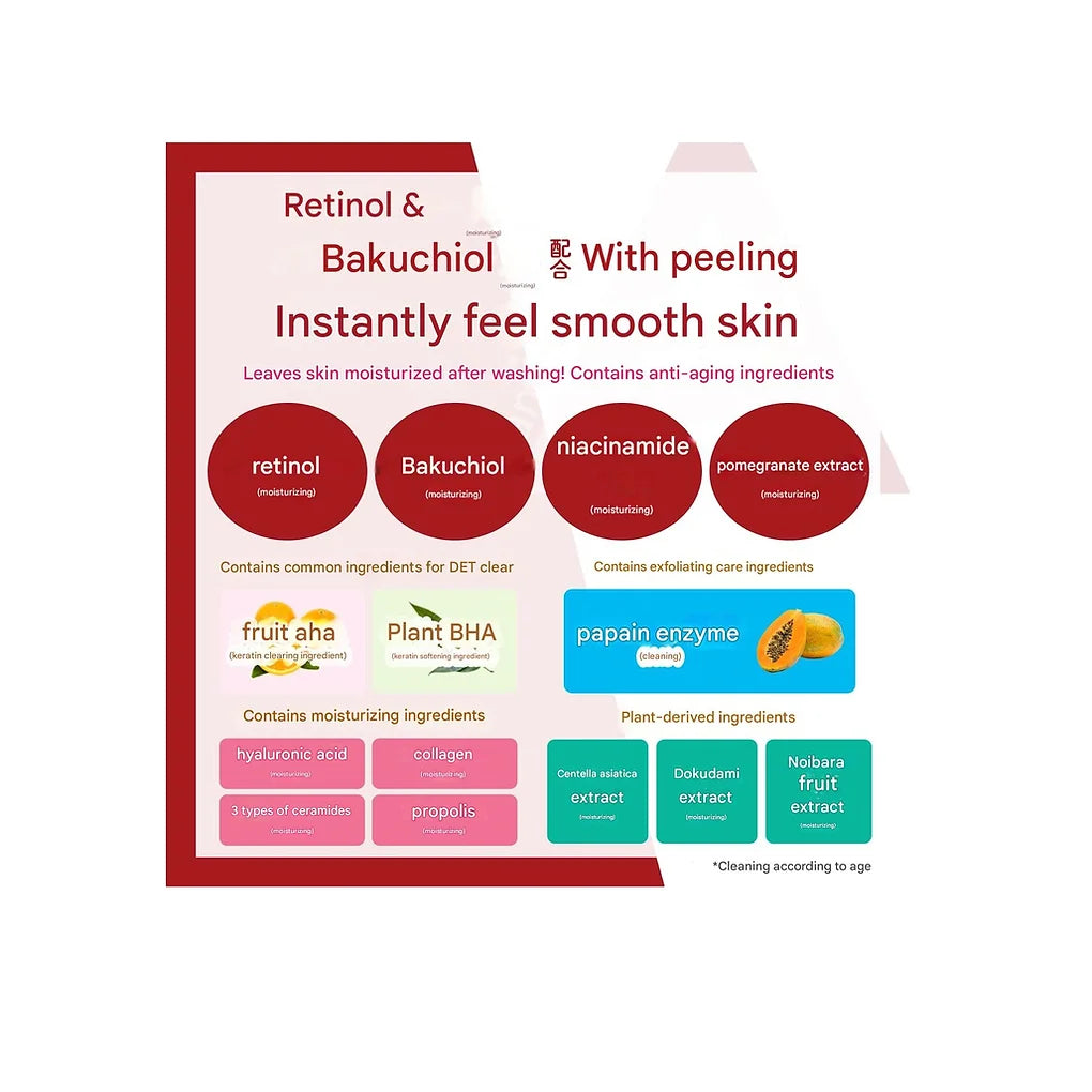 DET Clear Bright & Peel Peeling Jelly, Aging Care Type, 6.1 fl oz (180 ml)