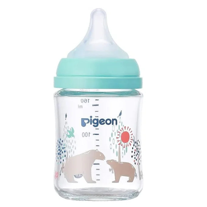 Pigeon Breastfeeding Bottle – Heat-Resistant Glass | Bear