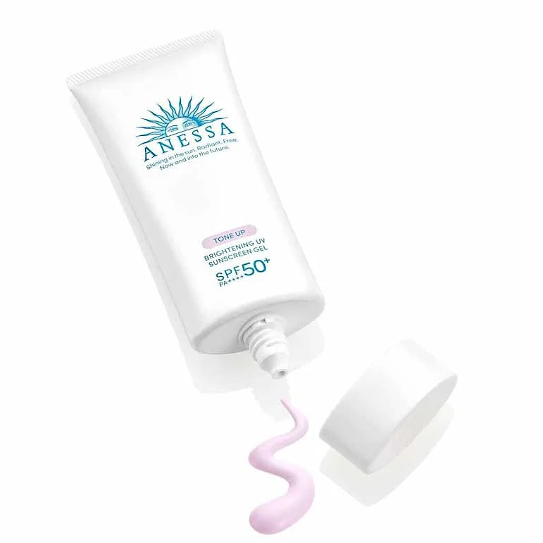 ANESSA Brightening UV Gel – SPF Protection & Whitening | Fruity Floral Scent