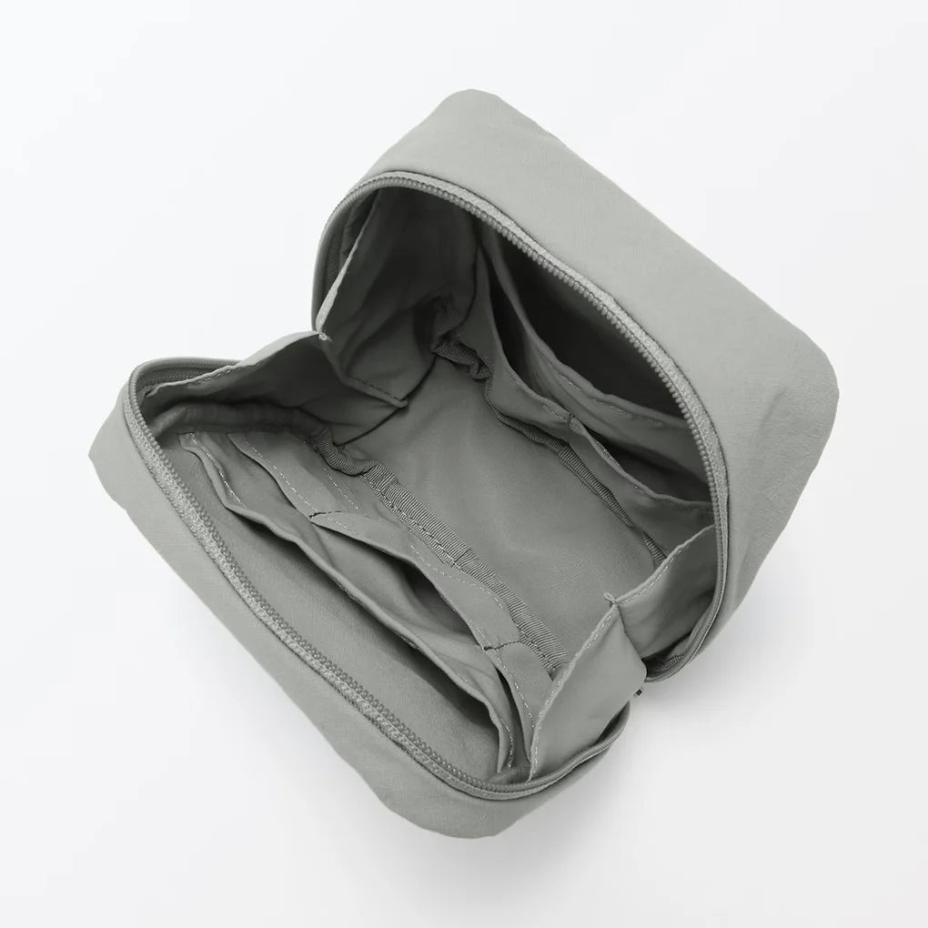 Wide-Open Square Pouch Muji