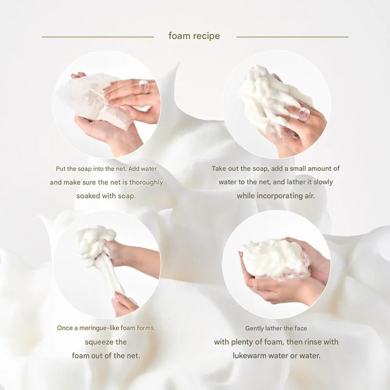 HACCI Honey Facial Washing Soap – Moisturizing Face Cleanser (80g / 120g)