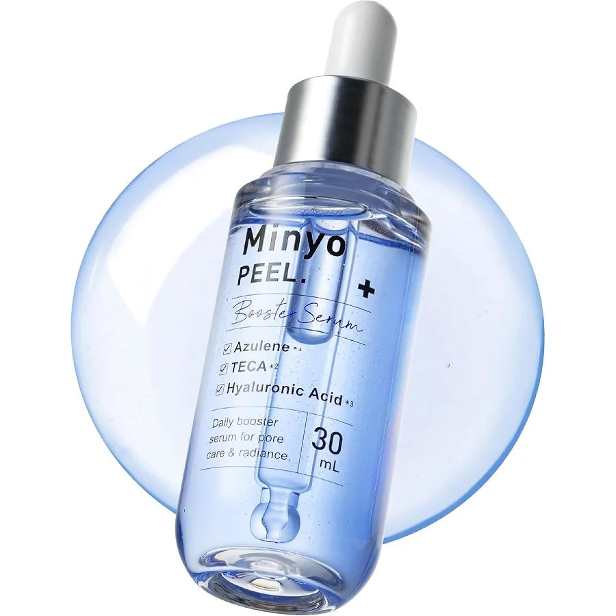 Minyo Peeling Booster Serum is a daily mild exfoliating booster designed for sensitive and unstable skin.