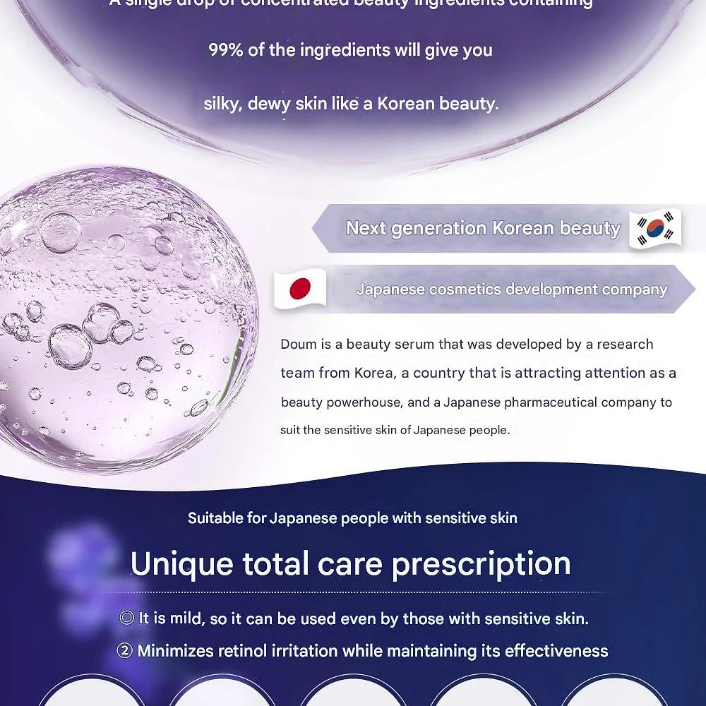doum Beauty Ingredients 99% High Concentration Exosome NMN Retinol Niacinamide