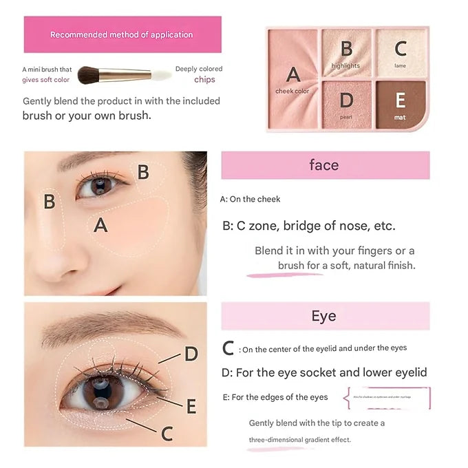 Cezanne Face & Eye Palette