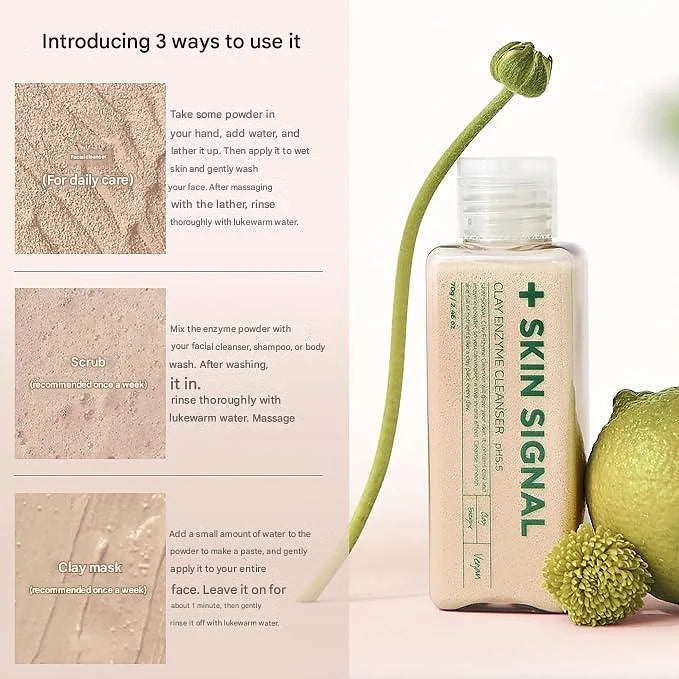 Skin Signal Enzyme Cleansing Clay Enzyme Cleanser, 70 ml