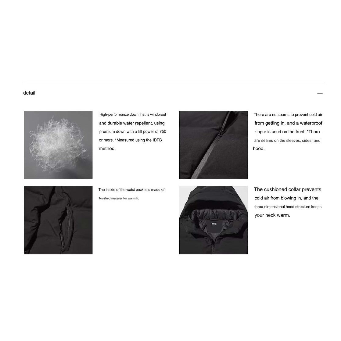 U Seamless Down Parka 478279 Japan best brand