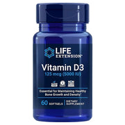 Life Extension Vitamin D3 5000 IU – 60Capsules