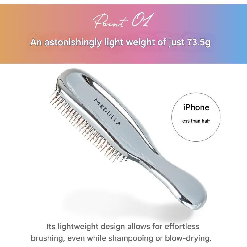 MEDULLA Scalp Lift Brush – 2-Way Hair & Scalp Massage Brush