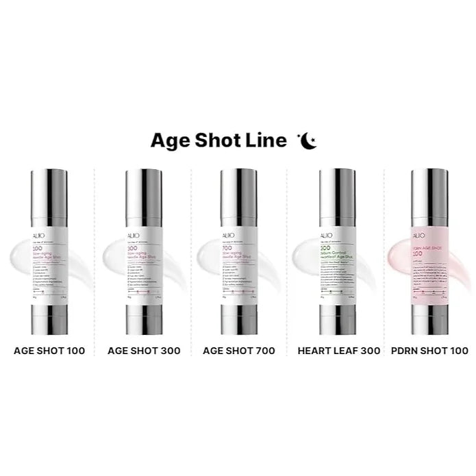 PDRN Age Shot 100 is a Korean skincare face serum designed for intensive moisturizing and skin-repair care. 