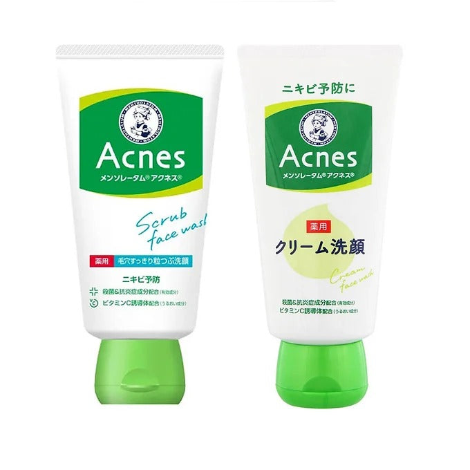 Medicinal Foam Mentholatum Acnes Medicated Face Wash Foam, Rohto, 130 g.
