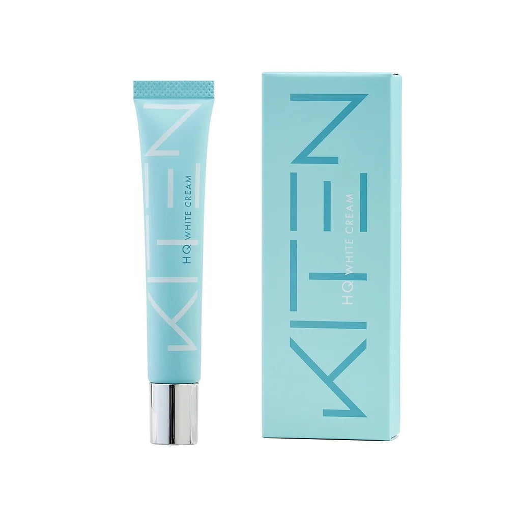 Kitten HQ White Cream is a professional-strength brightening treatment formulated with 6.0% hydroquinone and dual retinol to target dark spots, uneven tone, and hyperpigmentation. 