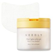 NEEDLY Vita C Toner Pad (60 Sheets) | Exfoliating & Moisturizing Toner Pads