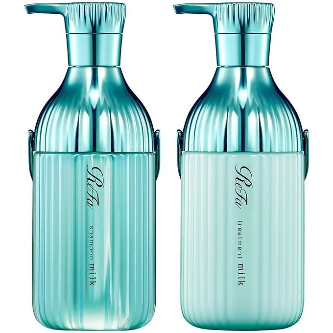 ReFa MILK PROTEIN STRAIGHT Shampoo & Treatment Set