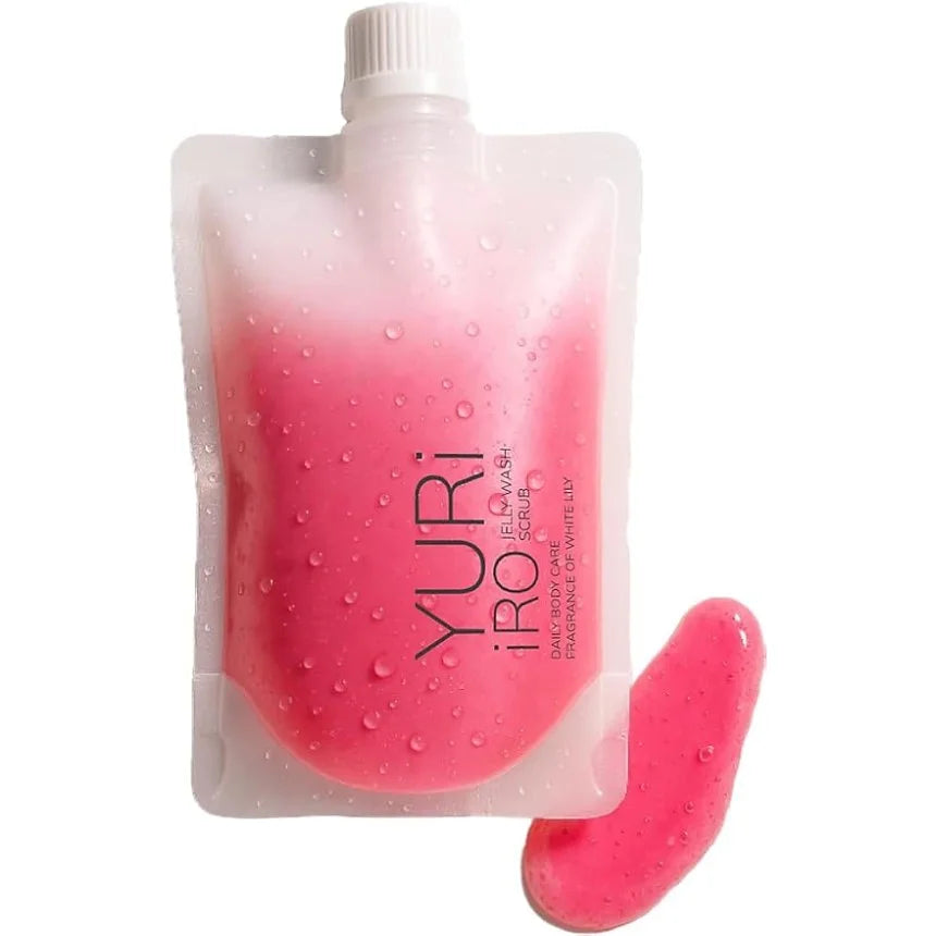 YURiiRO Scrub Body Wash is a daily-use peeling scrub that gently exfoliates while cleansing, delivering all-in-one total body care in a single step.