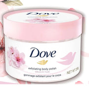 Dove Body Scrub | Sakura & Musk | Exfoliating & Moisturizing Care (298g)