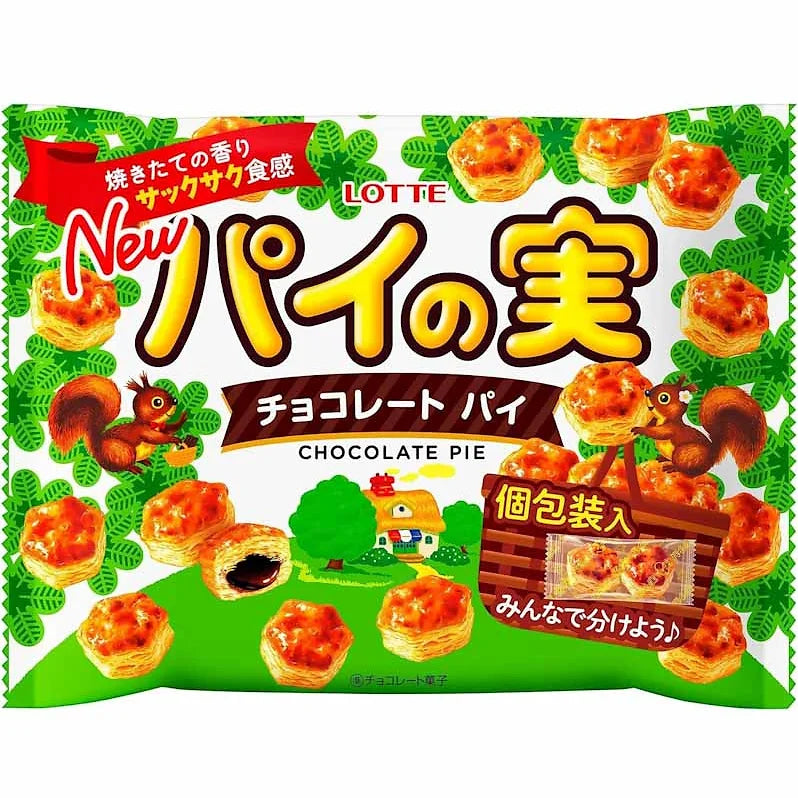 Lotte Pie Fruit Share Pack – 4.4 oz (124 g) (Individually Wrapped)