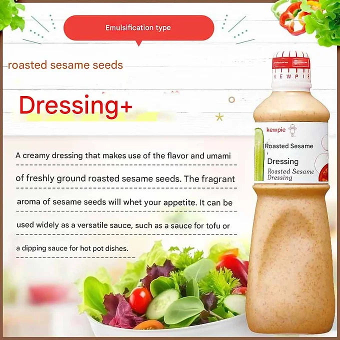 (Sea shipping 30-50 days) Kewpie Roasted Sesame Dressing  – 1L Bottle