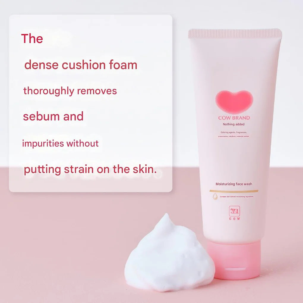 Cow Brand No Additives, Moisture Facial Cleanser, 3.9 oz (110 g)