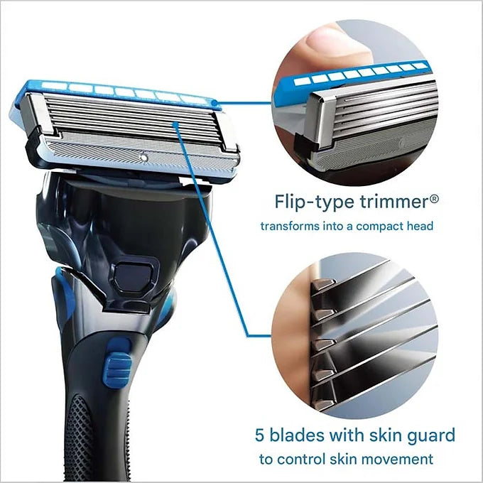 Schick Hydro 5 Custom Hydrate Club Pack (Holder + 16 Replacement Blades)