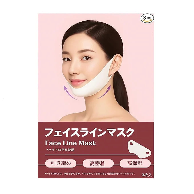 Face Line Mask *Using hydrogel, Tighten, High adhesion, Highly moisturizing
