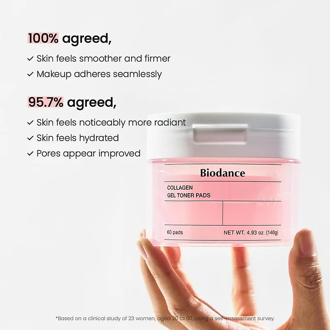 BioDance Collagen Gel Toner Pads (60 Sheets)