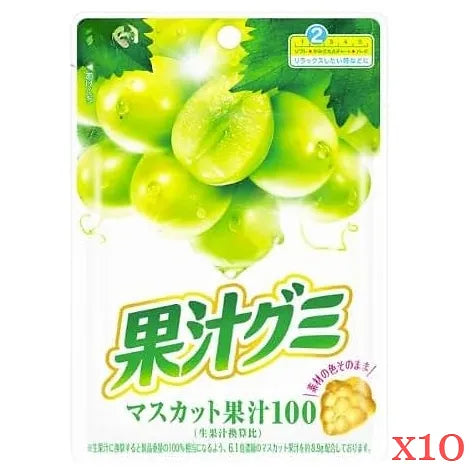 Meiji Juice Gummies – 10 Bags of Your Favorite Flavor