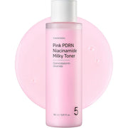 This Korean toner from TOSOWOONG is a brightening + repairing milky toner designed to target dark spots, acne marks, and uneven skin tone while deeply hydrating the skin.