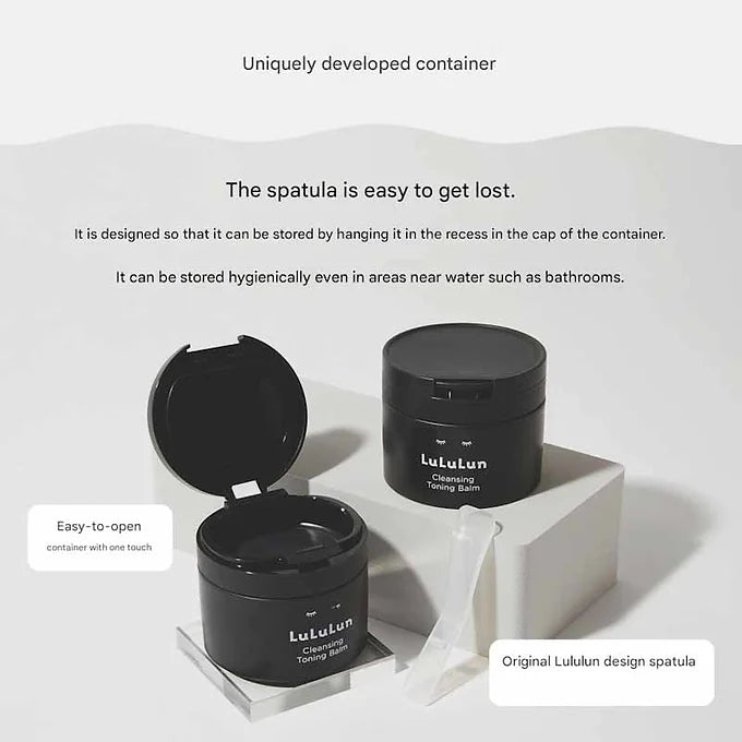 Lululun Cleansing Toning Balm – Clear Black (Black Cleansing Balm)