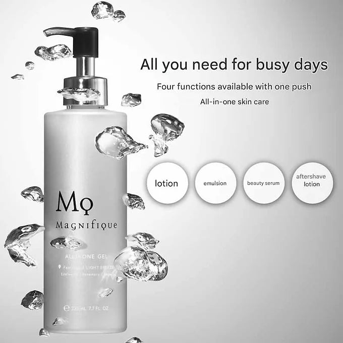 Kose Magnifique ALL-in-ONE Gel – Men's Skin Care Lotion – 230ml